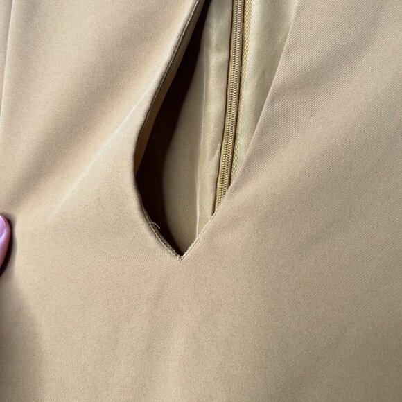 C/MEO Collective Mustard Yellow Long Sleeve Ruffle Blouse Women's Size Small S - Picture 7 of 10